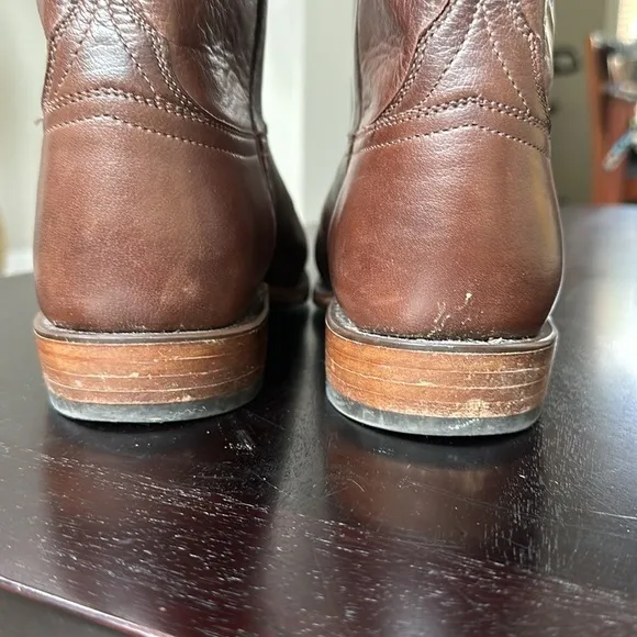Lucchese 10” Classic Florence handmade buffalo leather cowboy western boots