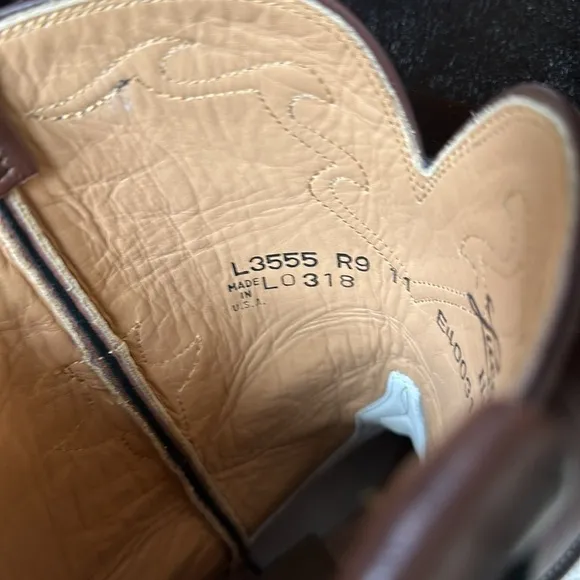 Lucchese 10” Classic Florence handmade buffalo leather cowboy western boots