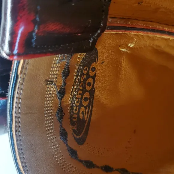 LUCCHESE 2000 Ostrich leather cowboy boots (sz 11.5D)