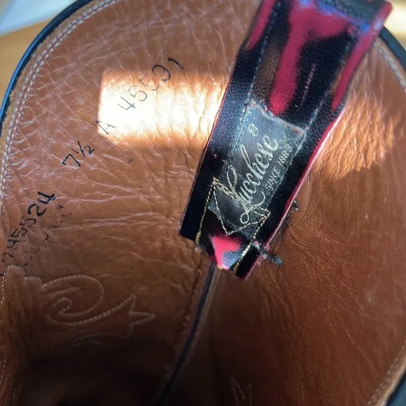 Lucchese Cowgirl Boots size 7.5