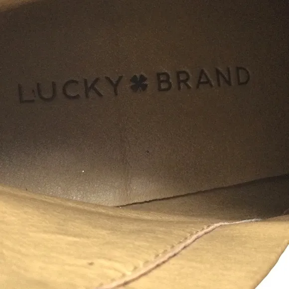 Lucky Brand Eleanor Suede Leather Embroidered Booties Boots