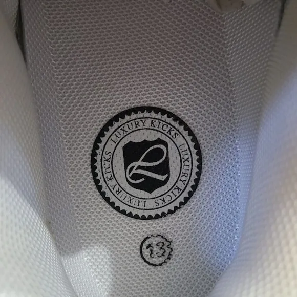 Luxury Kicks By Vlado Urban Footwear | Gray\ Camo\ White | Logo Bling | NEW 🩶👟