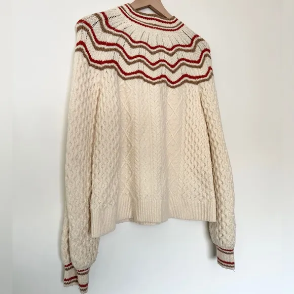 Madewell Pickard Mockneck Retro Knit Sweater
