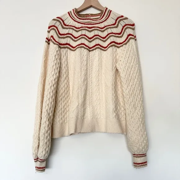 Madewell Pickard Mockneck Retro Knit Sweater