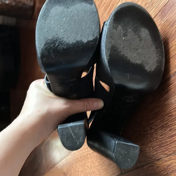 Marc By Marc Jacobs Black Leather Heels