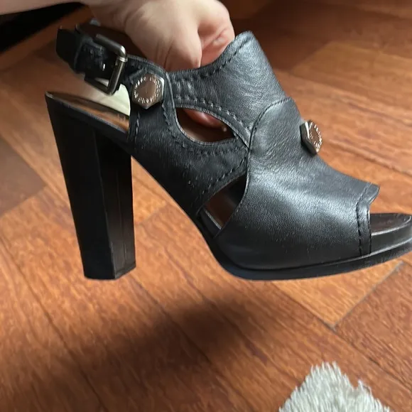 Marc By Marc Jacobs Black Leather Heels