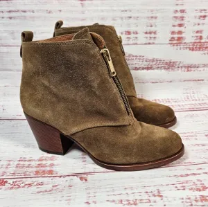 Marc By Marc Jacobs Suede Zipper Ankle Boots