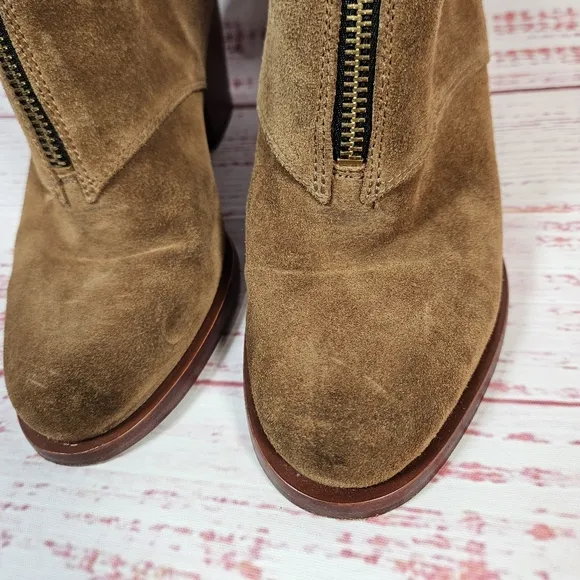Marc By Marc Jacobs Suede Zipper Ankle Boots
