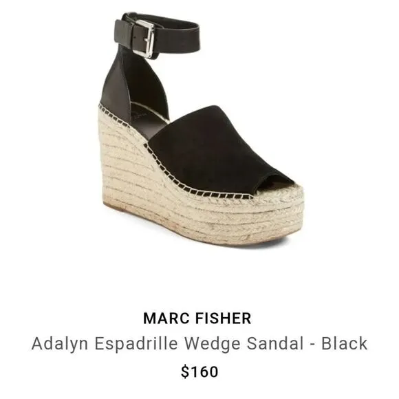 Marc Fisher Adalyn Espadrille Wedge Sandal