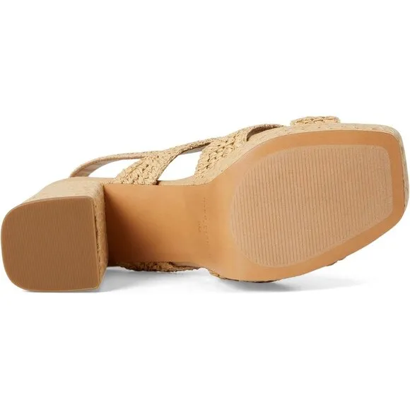 Marc Fisher Shoes Caddy Light Natural Heeled Sandals