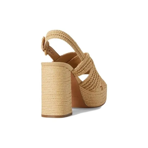 Marc Fisher Shoes Caddy Light Natural Heeled Sandals