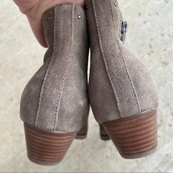 Marc Fisher | Wanda Gray Suede Pointy Toe Ankle Boots 6M