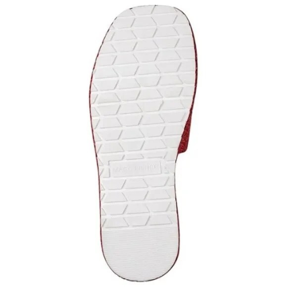 Marc Fisher Women's Pais Woven Upper Sandal Size 11 M, RED