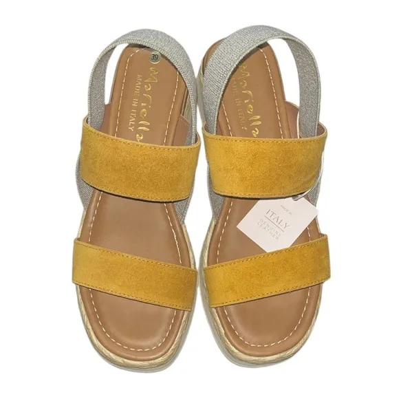 Mariella Made In Italy Suede Sandals