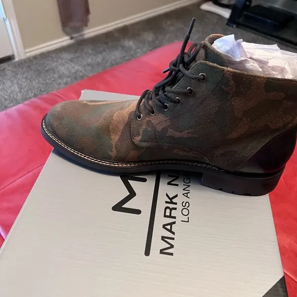 Mark Nanson suede boots size 10.5