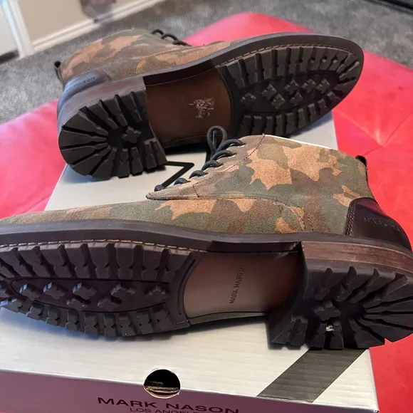 Mark Nanson suede boots size 10.5