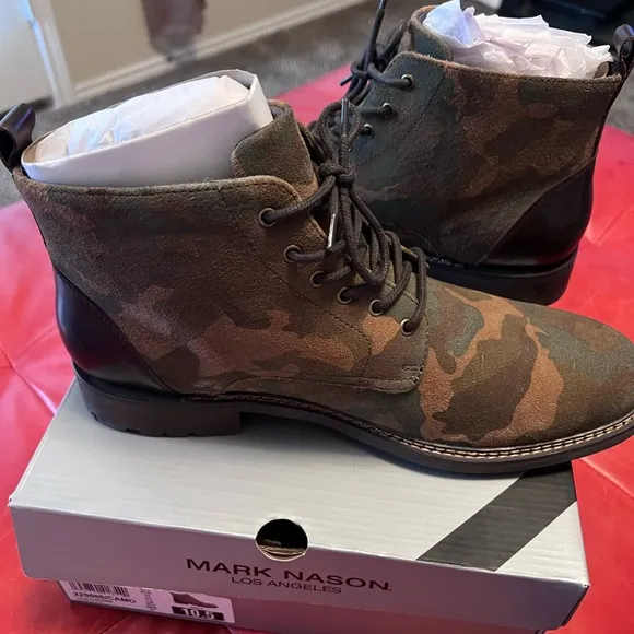 Mark Nanson suede boots size 10.5