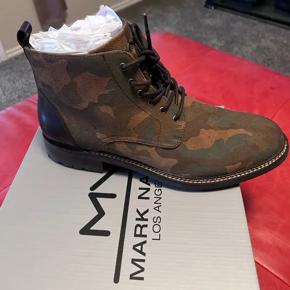 Mark Nanson suede boots size 10.5