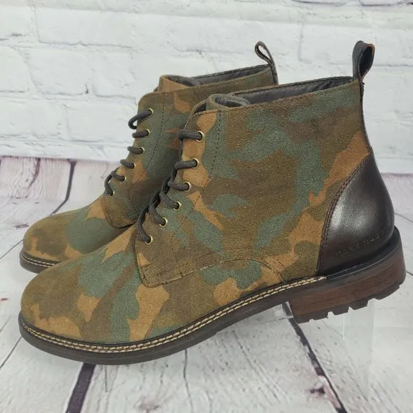 Mark Nason Men's Size 10 Camo Stowe Suede Boots