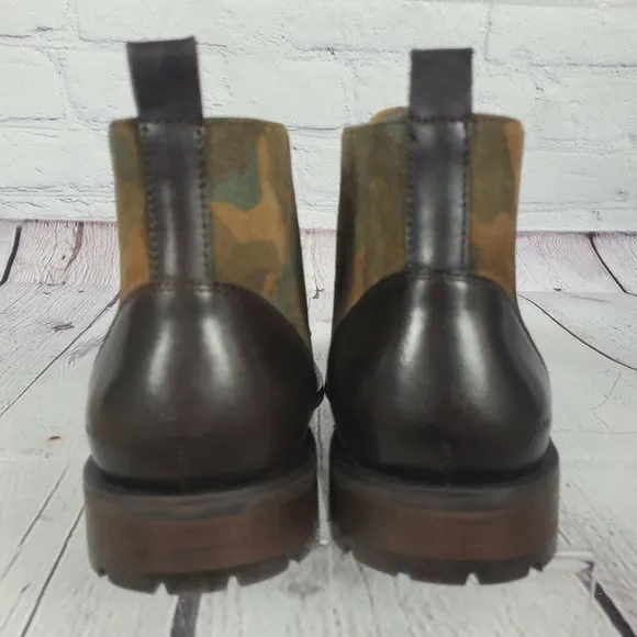 Mark Nason Men's Size 10 Camo Stowe Suede Boots
