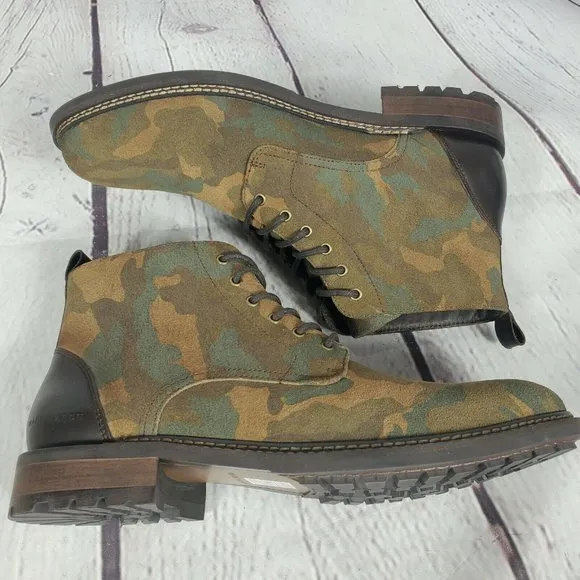 Mark Nason Men's Size 10 Camo Stowe Suede Boots