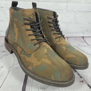 Mark Nason Men's Size 10 Camo Stowe Suede Boots