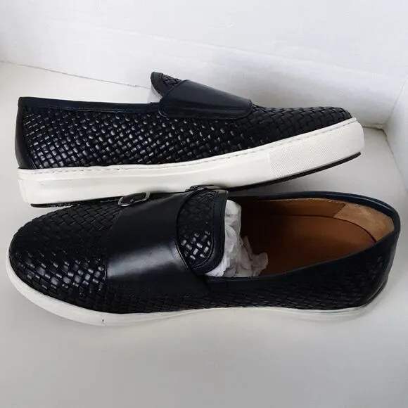 Massimo Dutti Men's 42 US 10M Blue Lightweight Loafer Leather Shoes
