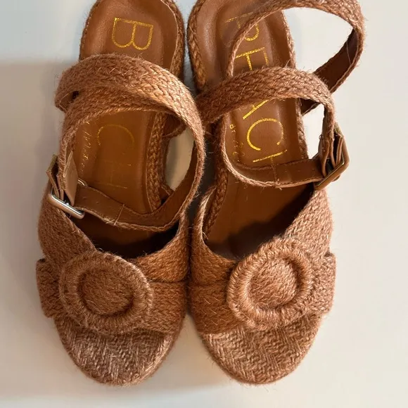 Matisse Kai Platform Wedges in Honey Color