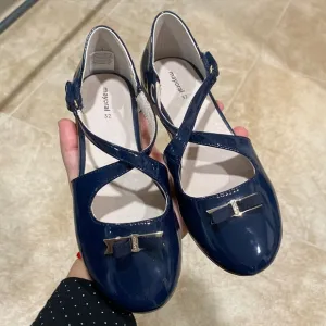 Mayoral girls patent leather shoes