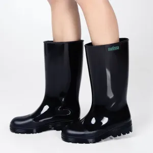 Melissa Black Classic Waterproof Welly Rain Boots US 7