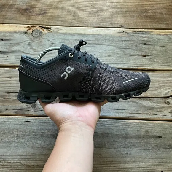 Men Size 8 / Size 9.5 Women OnCloud On Cloud X Swiss Engineering Black Running