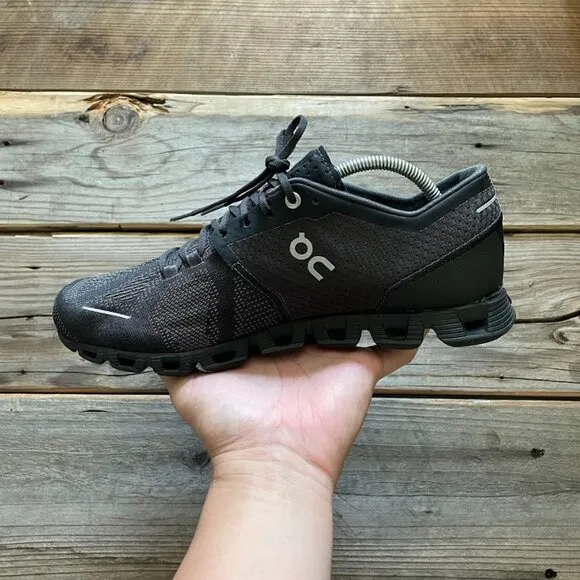 Men Size 8 / Size 9.5 Women OnCloud On Cloud X Swiss Engineering Black Running