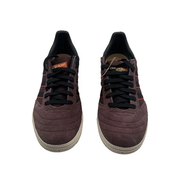 MENS ADIDAS BUSENITZ VINTAGE BROWN BLACK SUEDE CASUAL SNEAKERS SHOES - Sz 10M