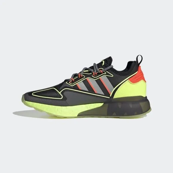 MEN'S adidas ZX 2K Boost x Marvel Stark Industries Black Solar Yellow H02559