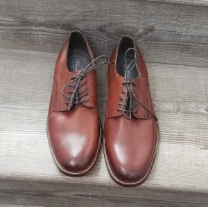 Men's Ashton Grey leather lace up shoes size 8 NWNT