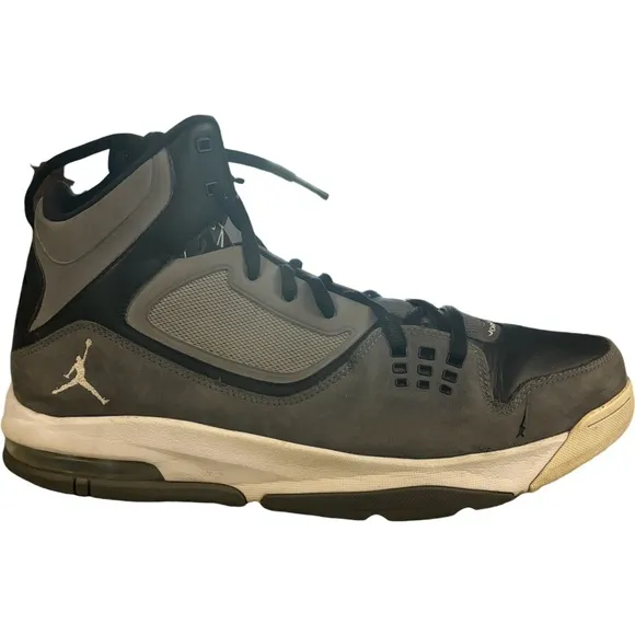 Mens Jordan Flight 23 Retro 512234-005 Black/Grey Basketball Shoes SZ 13