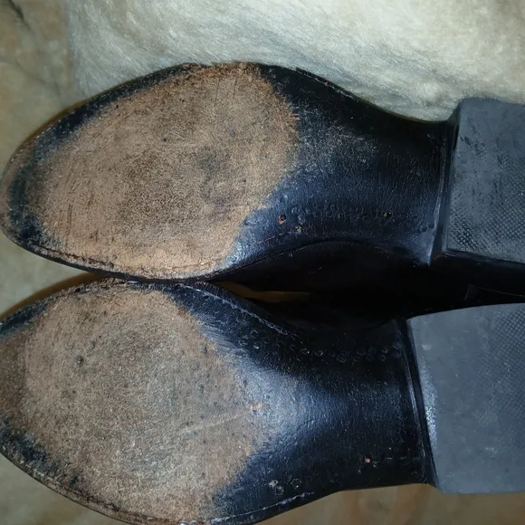 Men's LUCCHESE Black Cherry Classic Seville Goatskin Cowboy Boots.