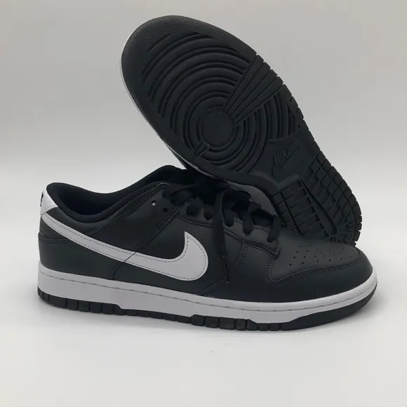 Mens Nike Dunk Low Retro Black Panda 2.0 Black/White DV0831-002 NWOB