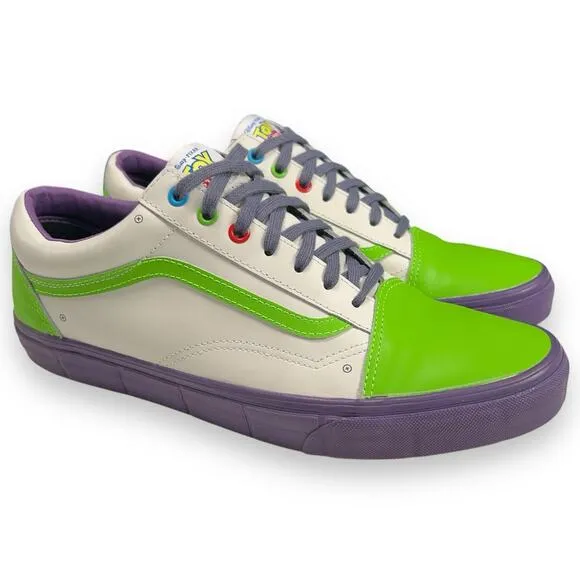 Mens Size 11.5 VANS Toy Story x Old Skool Buzz Lightyear Skate Shoes