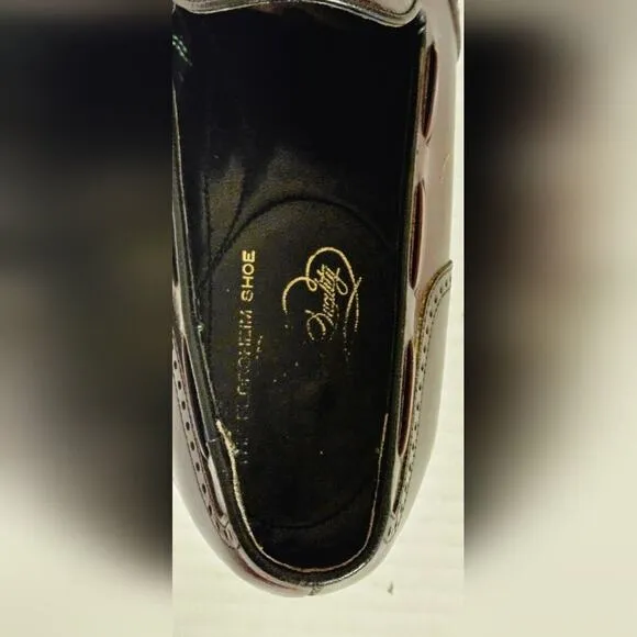 Mens‎ Size 8 D Florsheim Wingtip Tassel Loafers Slip On Leather Burgundy