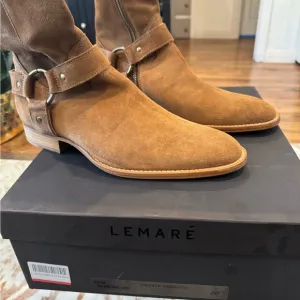 Men's Tan Suede Boots