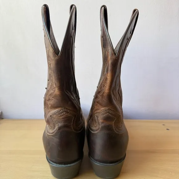 Men’s Vintage Ariat Western Leather Cowboy Boots
