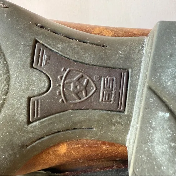 Men’s Vintage Ariat Western Leather Cowboy Boots