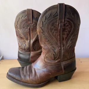 Men’s Vintage Ariat Western Leather Cowboy Boots