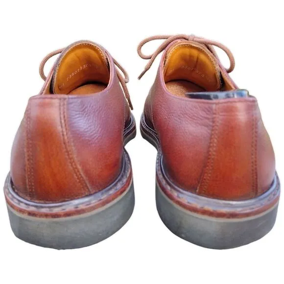 Mephisto Marlon Pebble Grain Oxford w/ Goodyear Welt,8.5, Brown, Shock Absorbers