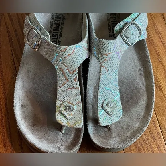 Mephisto Melinda Brights Slip On Sandals‎ women's size EUR 37