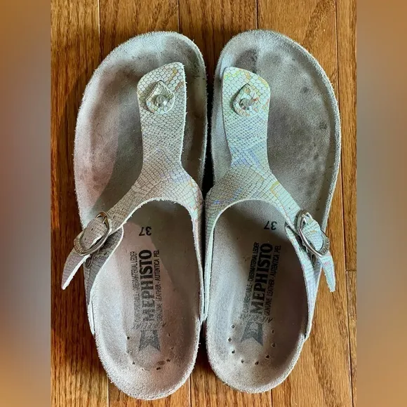 Mephisto Melinda Brights Slip On Sandals‎ women's size EUR 37