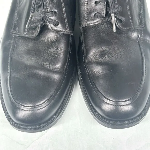 Mephisto Shoes Men's Size US 11.5 Black Leather Oxfords Lace Up Derby No Insole
