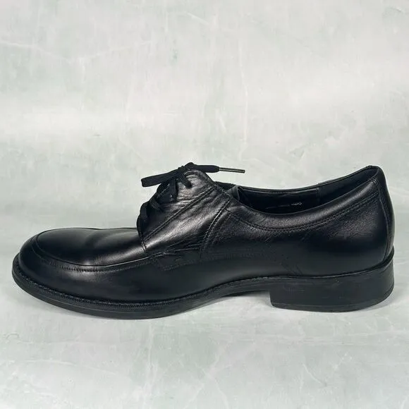 Mephisto Shoes Men's Size US 11.5 Black Leather Oxfords Lace Up Derby No Insole