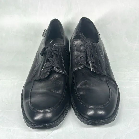 Mephisto Shoes Men's Size US 11.5 Black Leather Oxfords Lace Up Derby No Insole